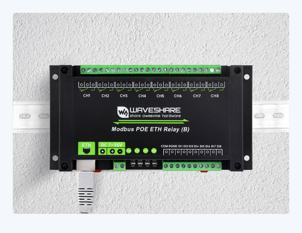Waveshare Modbus POE ETH Relay (B)