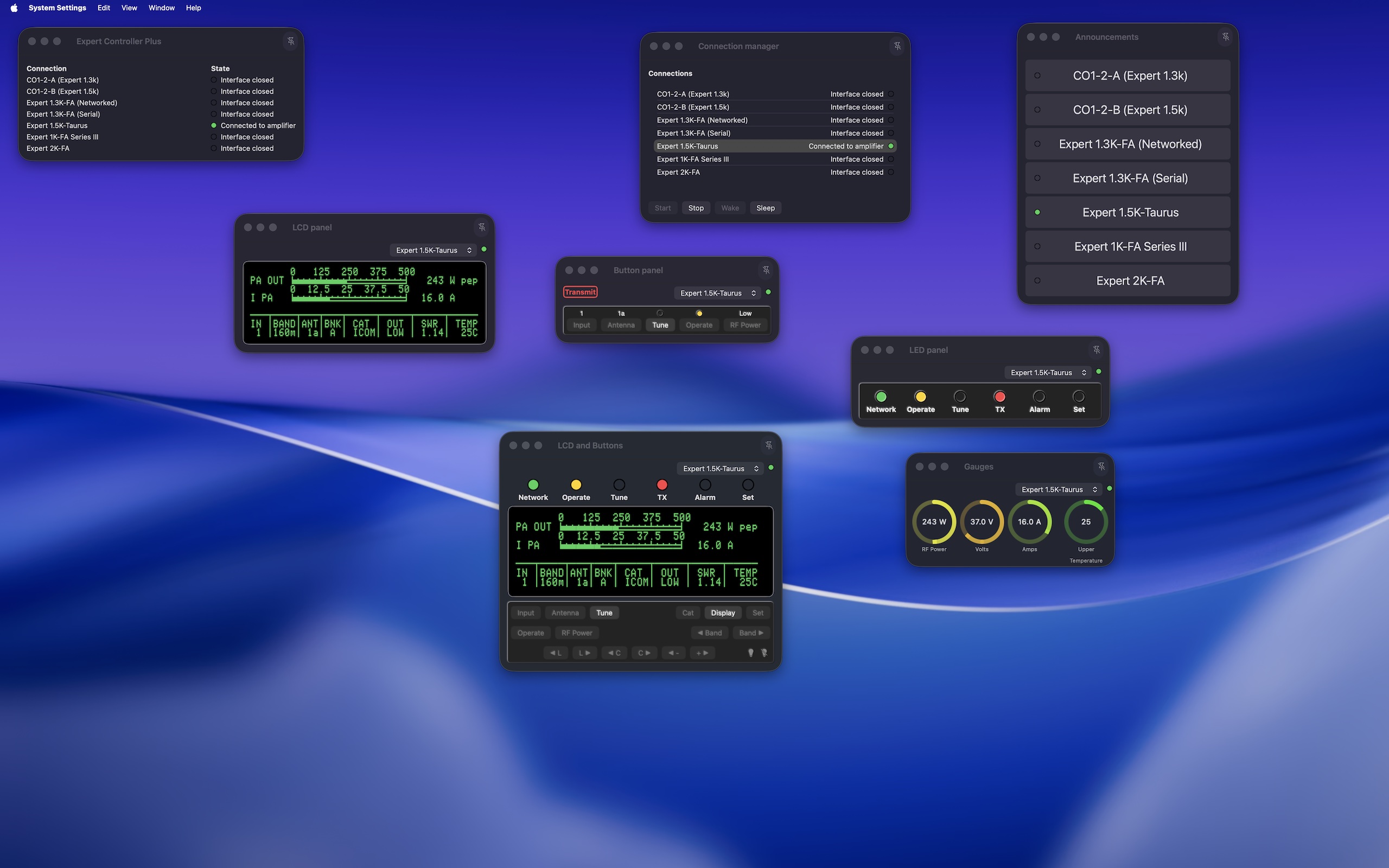 Expert Controller Plus - Dark mode